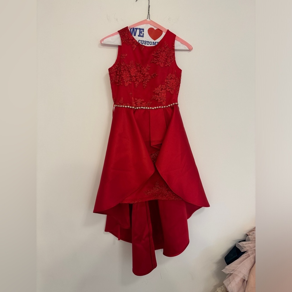 Rare Editions Red Formal Kids Dress